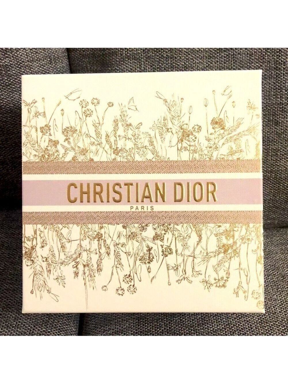 Dior Golden Floral Mother’s Day Empty Square Gift Box Authentic